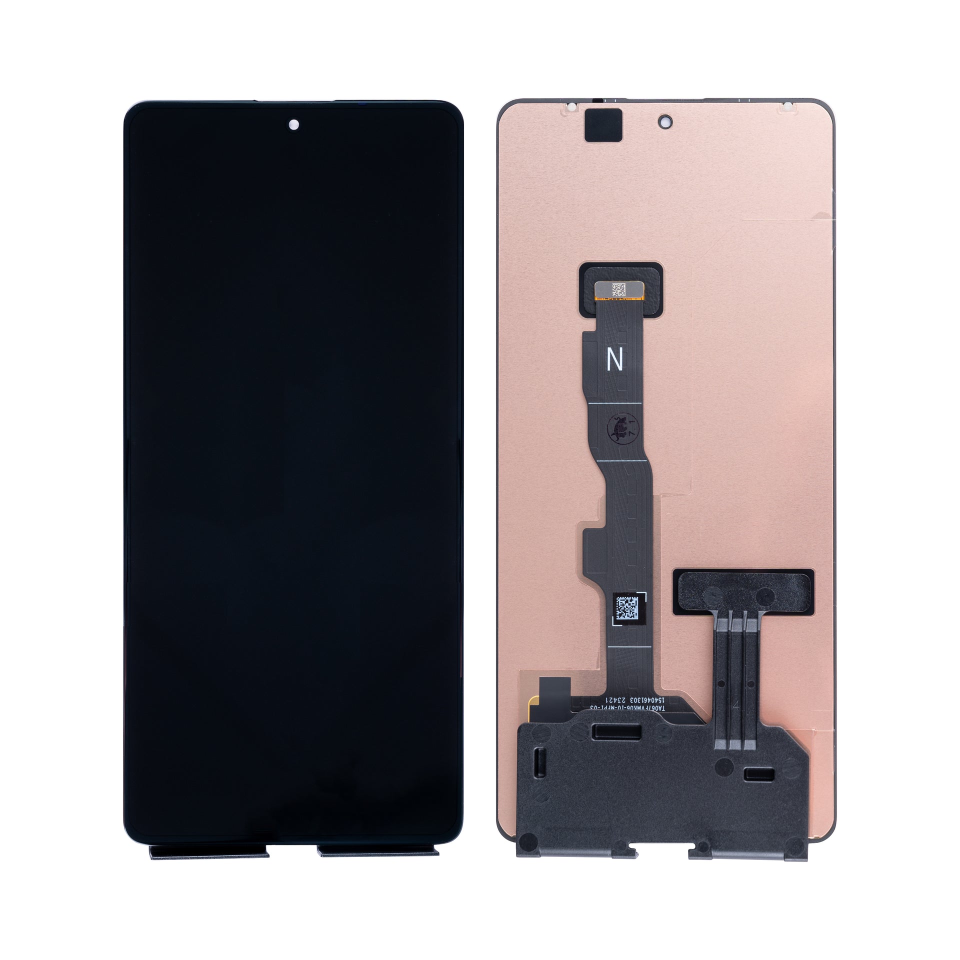 Motorola Edge (2021) Display And Digitizer Without Frame Black OEM