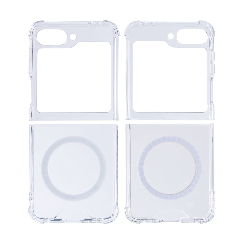 Rixus Anti-Burst Case With MagSafe For Samsung Galaxy Z Flip6 Transparent