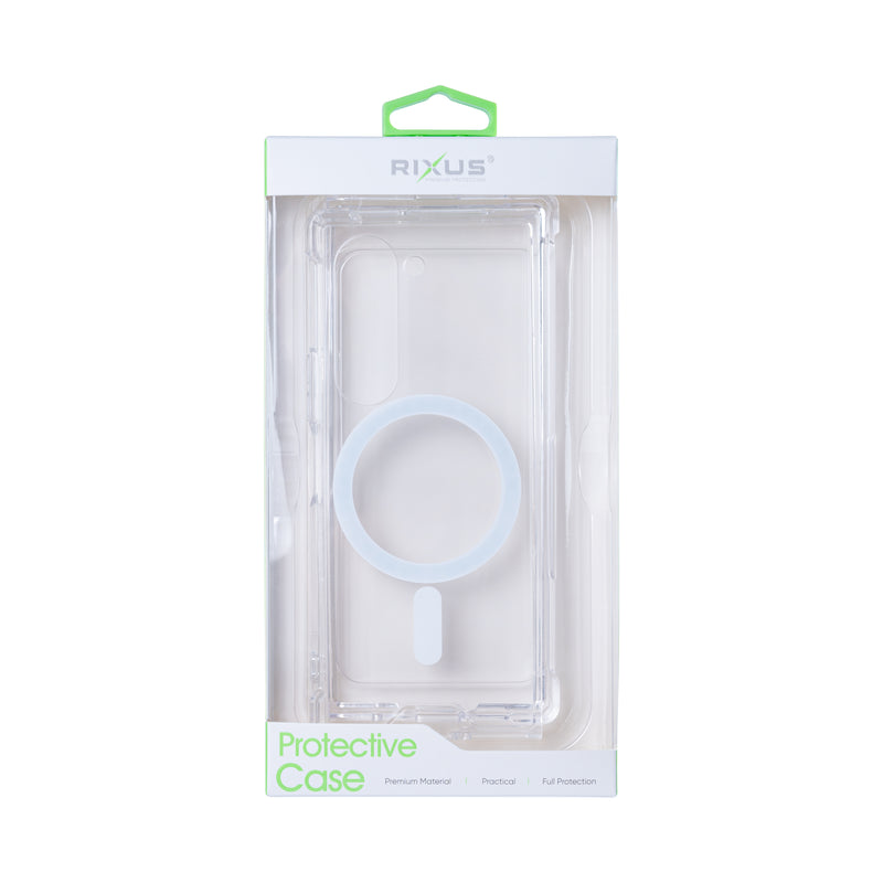 Rixus Anti-Burst Case With MagSafe For Samsung Galaxy Z Fold6 Transparent