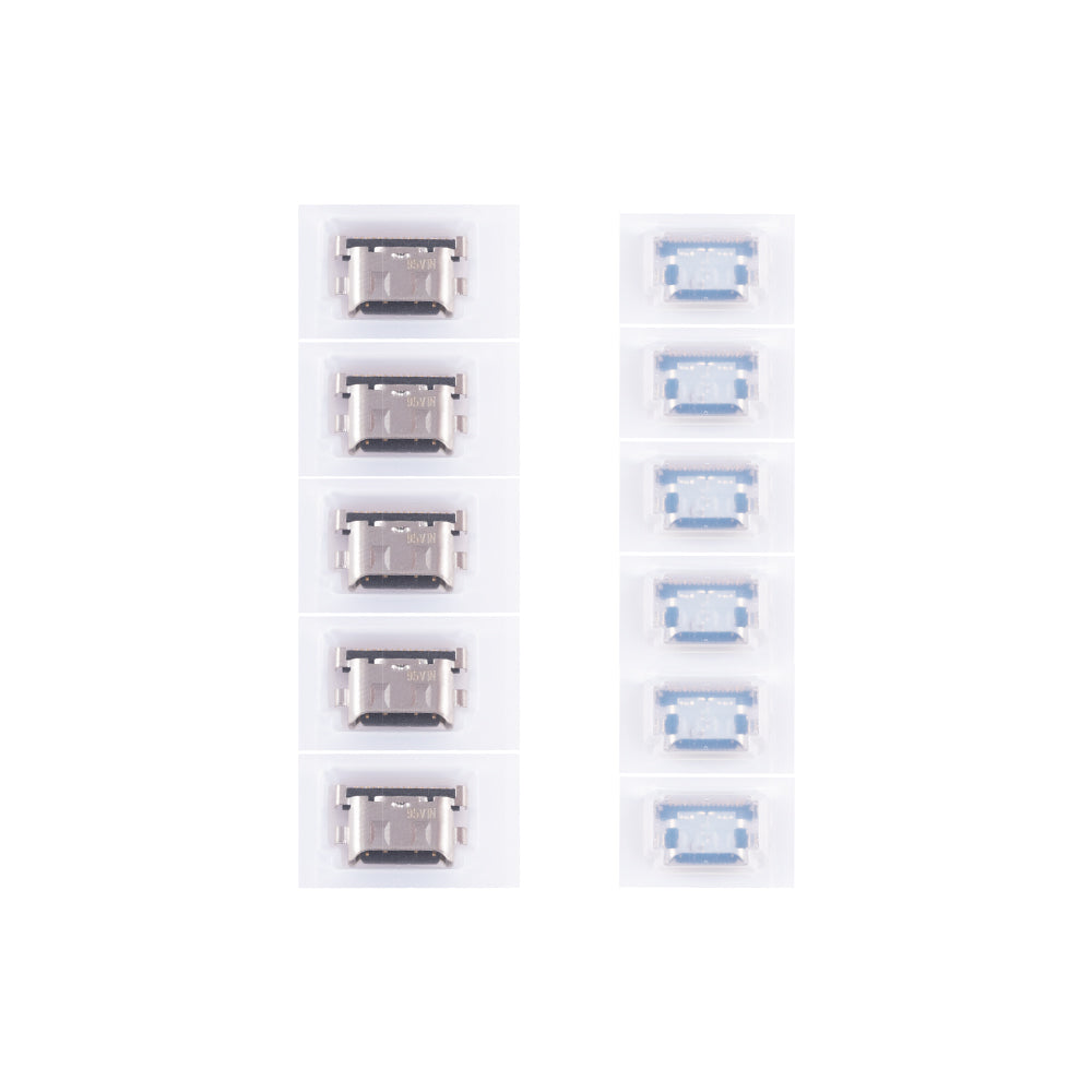 Samsung Galaxy A40, A50, A60, A70, A31, A41, A51, A71, A12, A32, A21S, A30S, A40S, A50S, A70S System Charging Port OEM (5pcs)