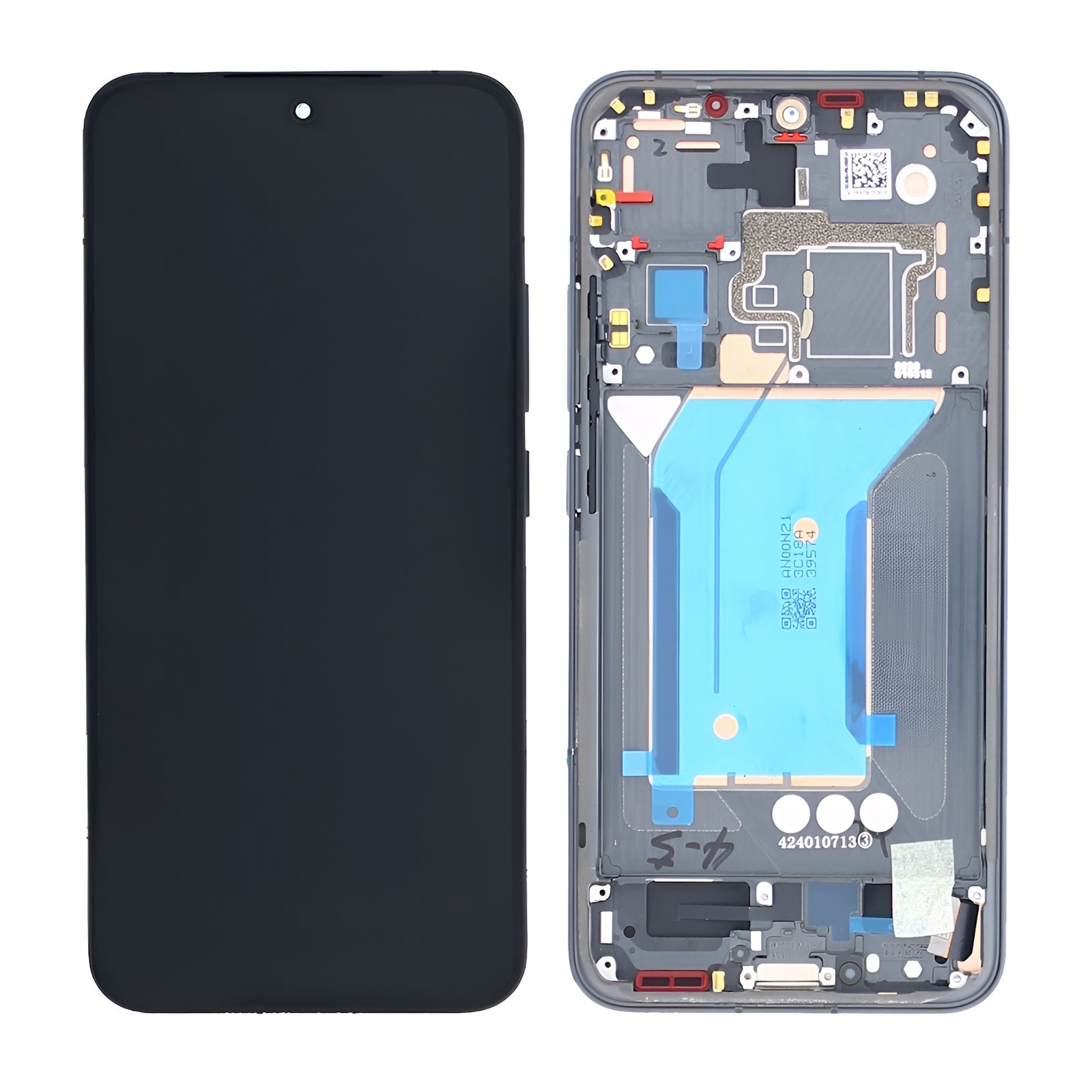 Xiaomi 14 Display And Digitizer With Frame Black Service Pack