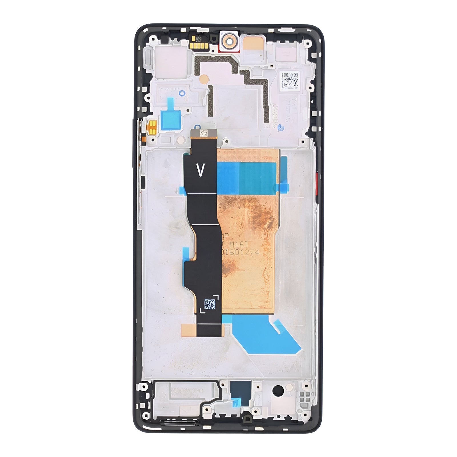 Xiaomi Poco F5 5G, Redmi Note 12 Turbo 5G Display And Digitizer With Frame Black Service Pack