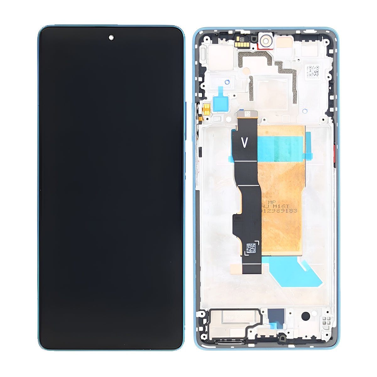 Xiaomi Poco F5 5G, Redmi Note 12 Turbo 5G Display And Digitizer With Frame Green Service Pack