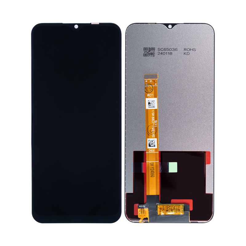 Realme C21Y, C25Y Display And Digitizer Without Frame Black OEM