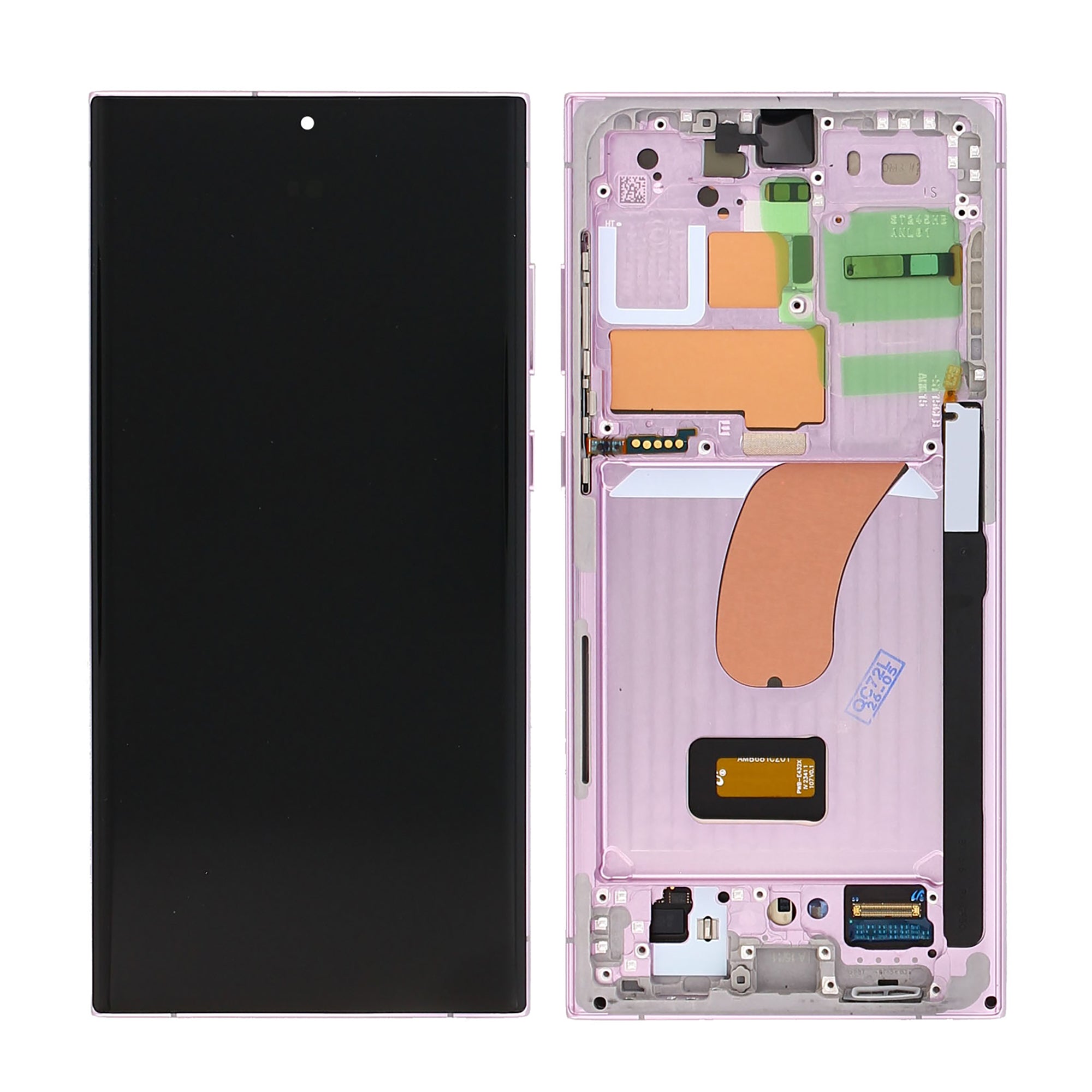 Samsung Galaxy S23 Ultra S918B Display And Digitizer With Frame Lavender Pre-Assembled
