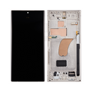Samsung Galaxy S23 Ultra S918B Display and Digitizer Cream Assembled