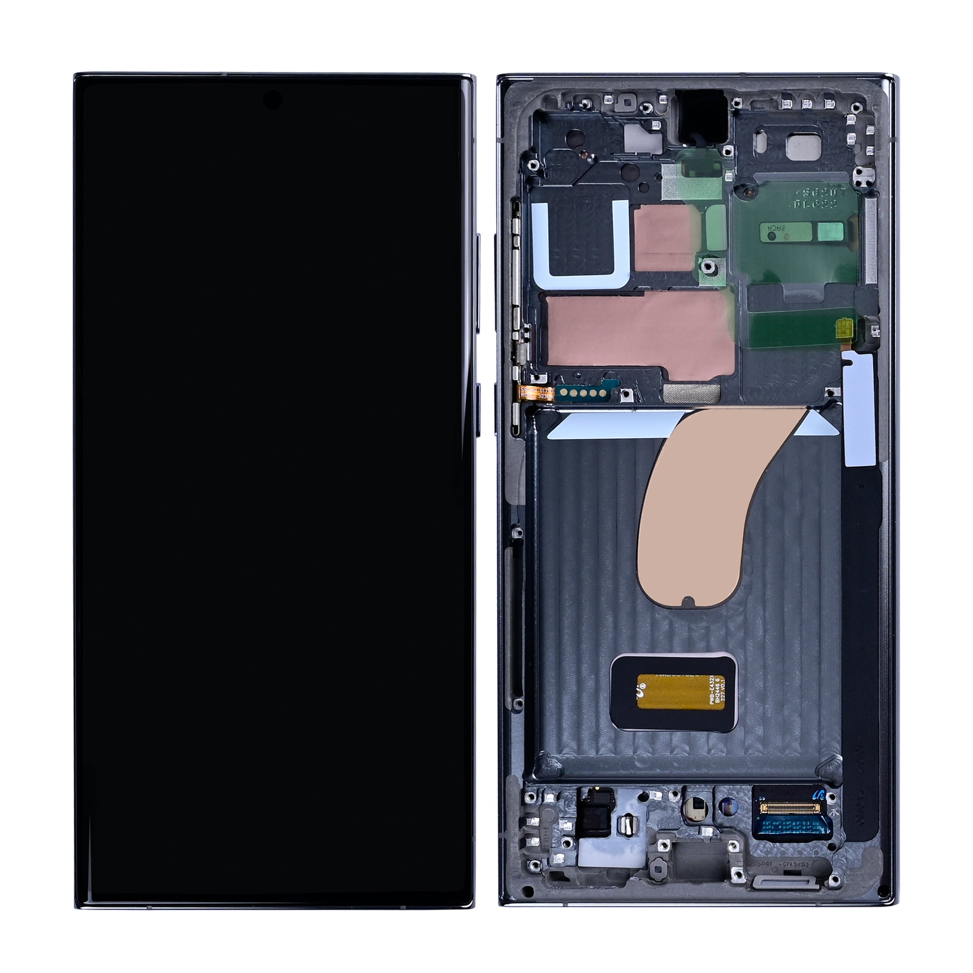 Samsung Galaxy S23 Ultra S918B Display And Digitizer With Frame Green Pre-Assembled