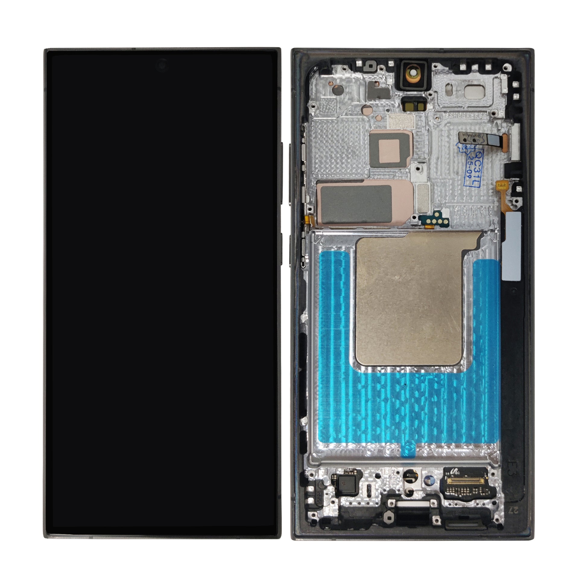 Samsung Galaxy S24 Ultra S928B Display And Digitizer Titanium Black Pre-Assembled