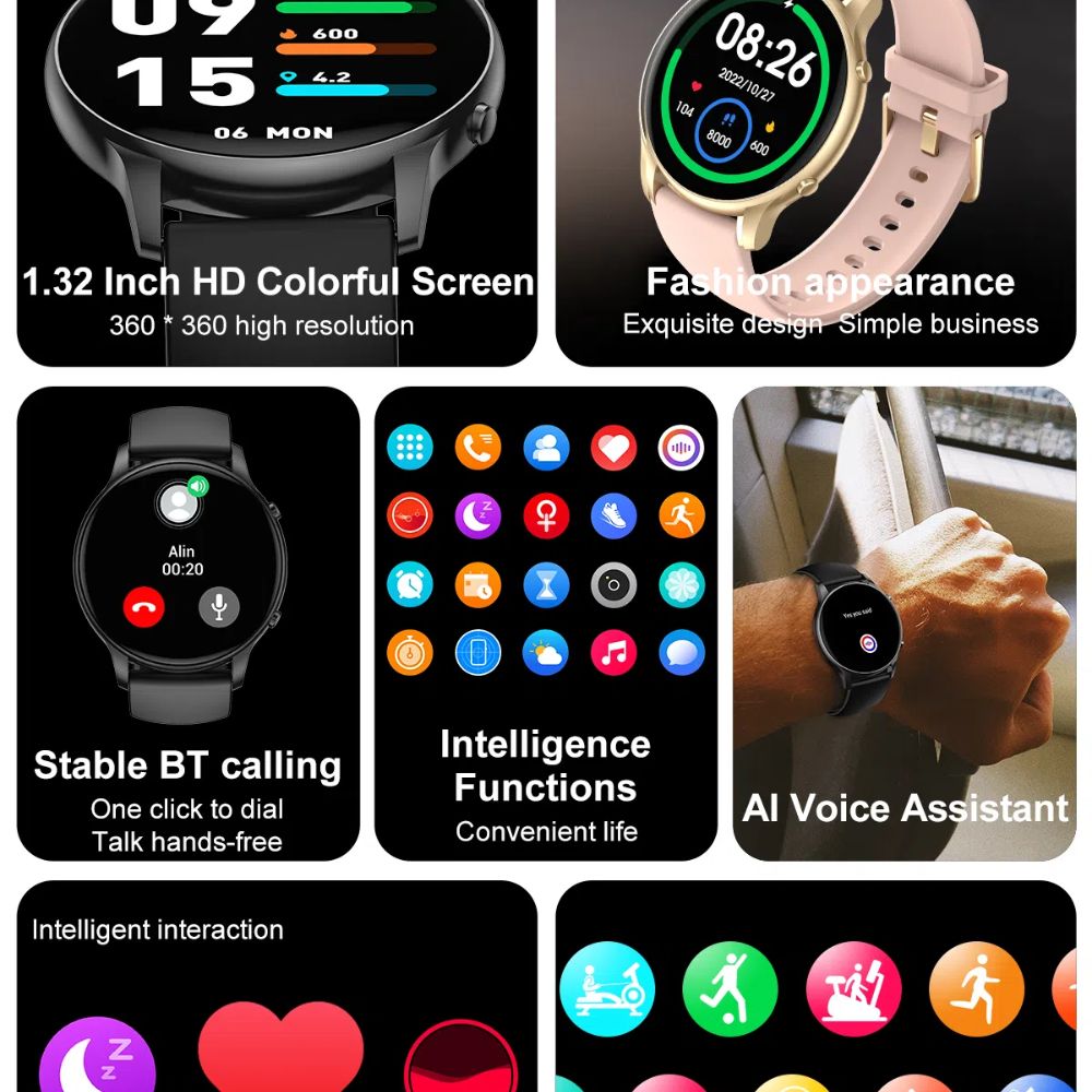 Linewear LW99 Smart Watch Rose Gold