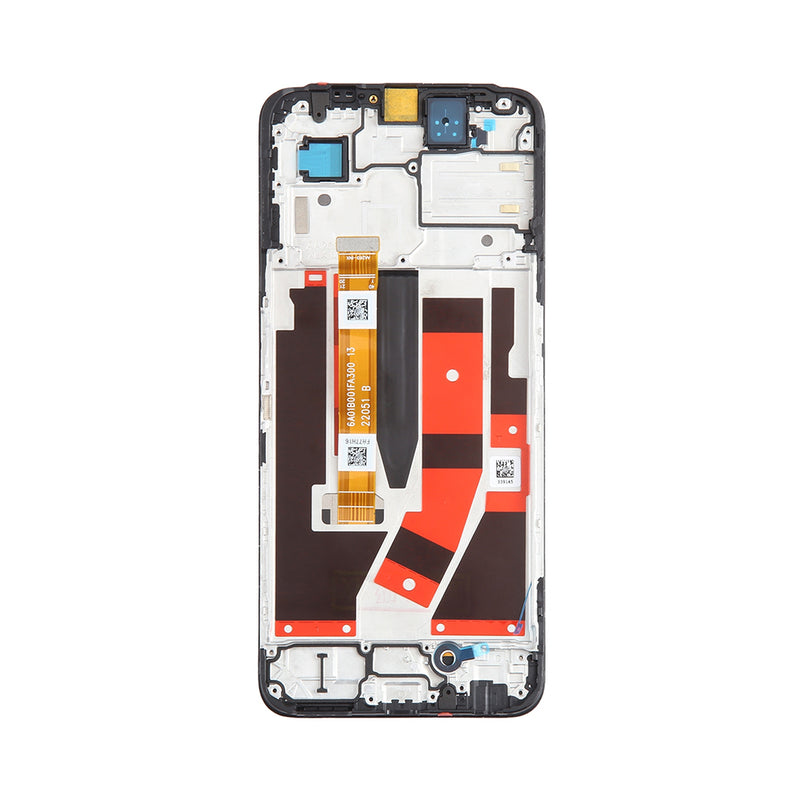 Oppo K10 5G (CPH2337) Display And Digitizer With Frame Black OEM