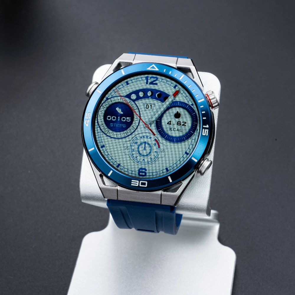 DTNO 1 DT Ultra Mate Smart Watch Silver, Blue
