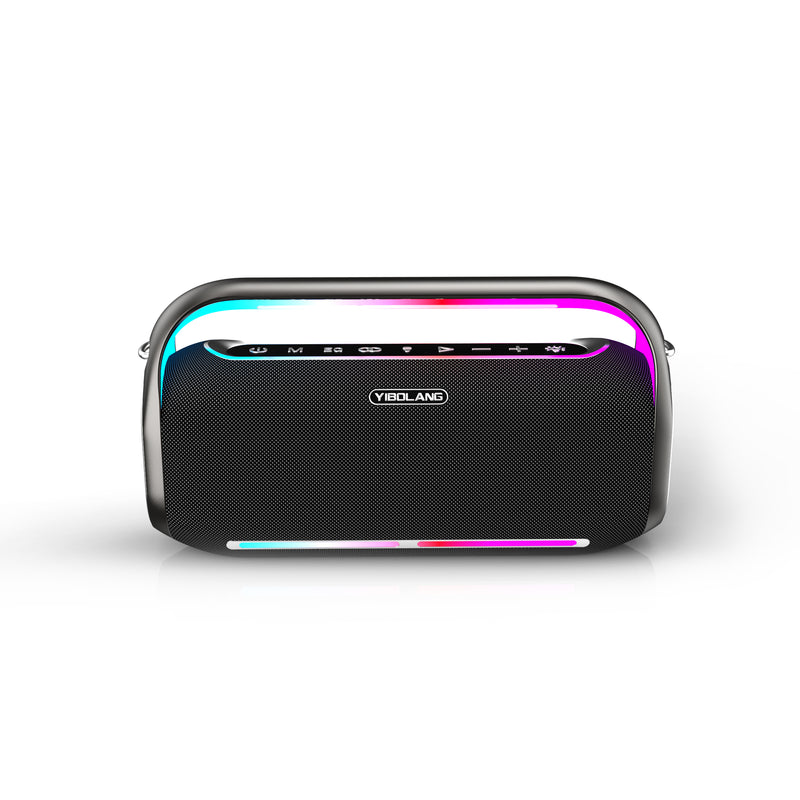 Yibolang Bluetooth Speaker F3Pro with Two Microphones Black