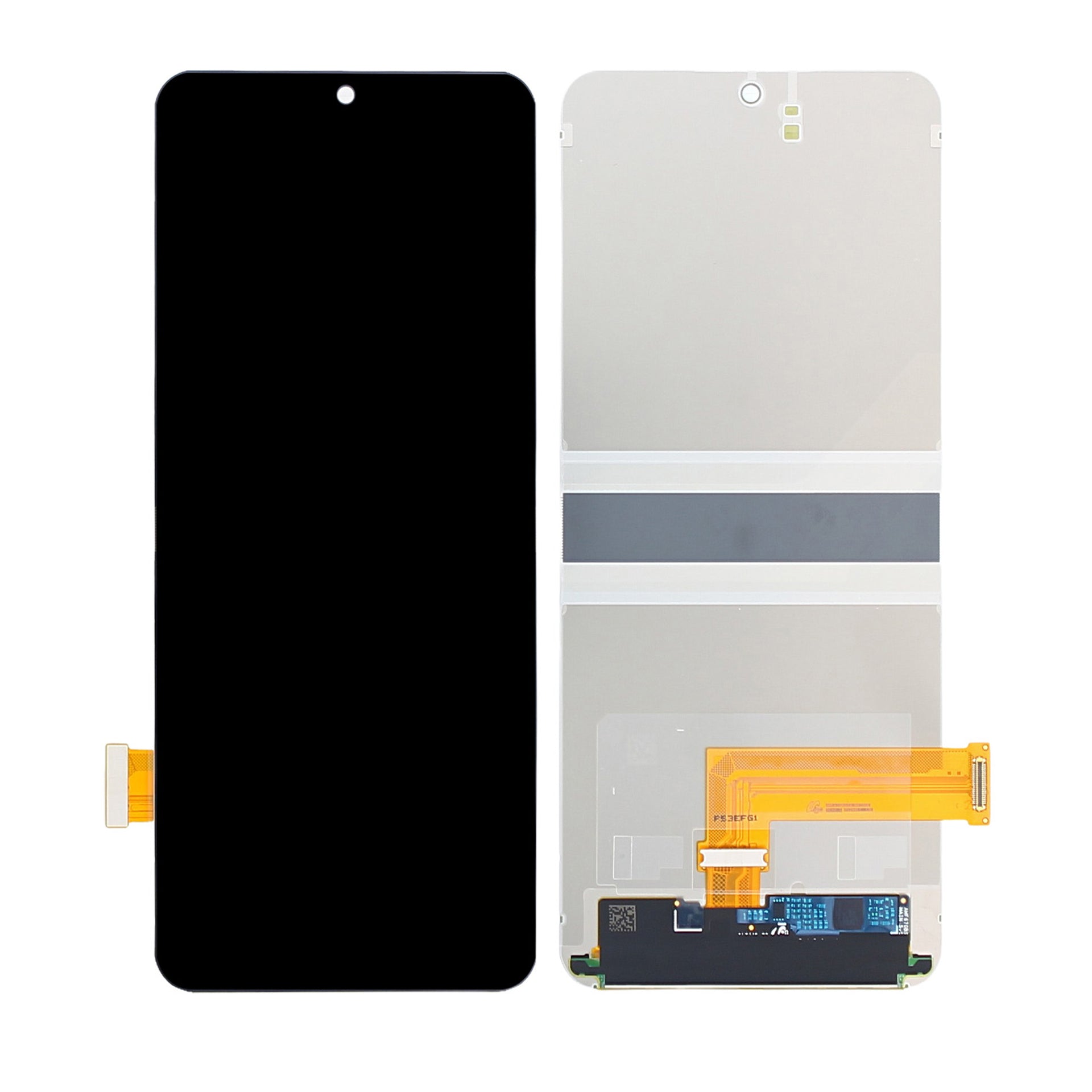 Samsung Galaxy Z Flip5 F731B Main Display And Digitizer Without Frame Black Service Pack