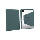 PU Leather Protective Case For Apple iPad Air 4, Air 5 10.9 inch, Pro 11 (2020, 2022) , Air 11 inch (2024) Midnight Green
