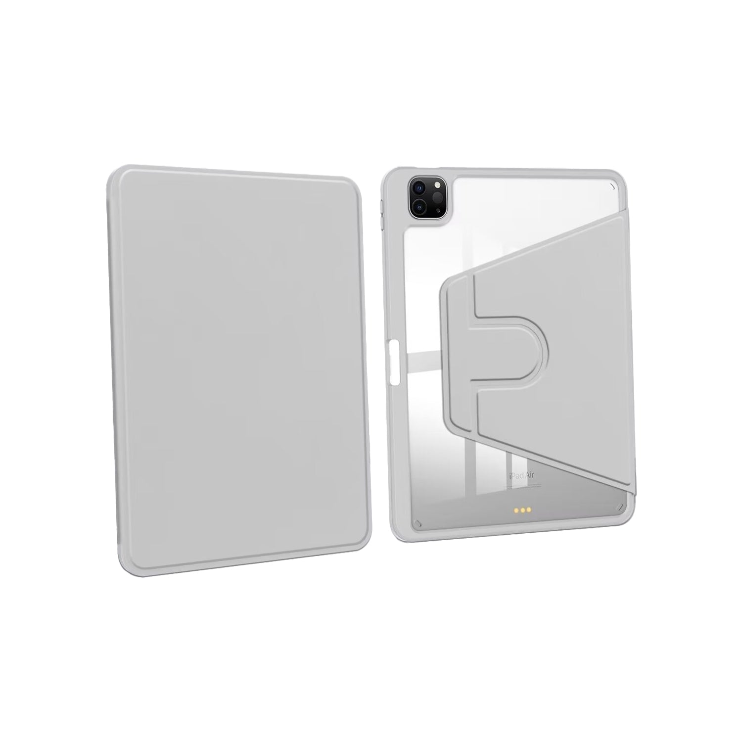 PU Leather Protective Case For Apple iPad Air 4, Air 5 10.9 inch, Pro 11 (2020, 2022) , Air 11 inch (2024) Grey