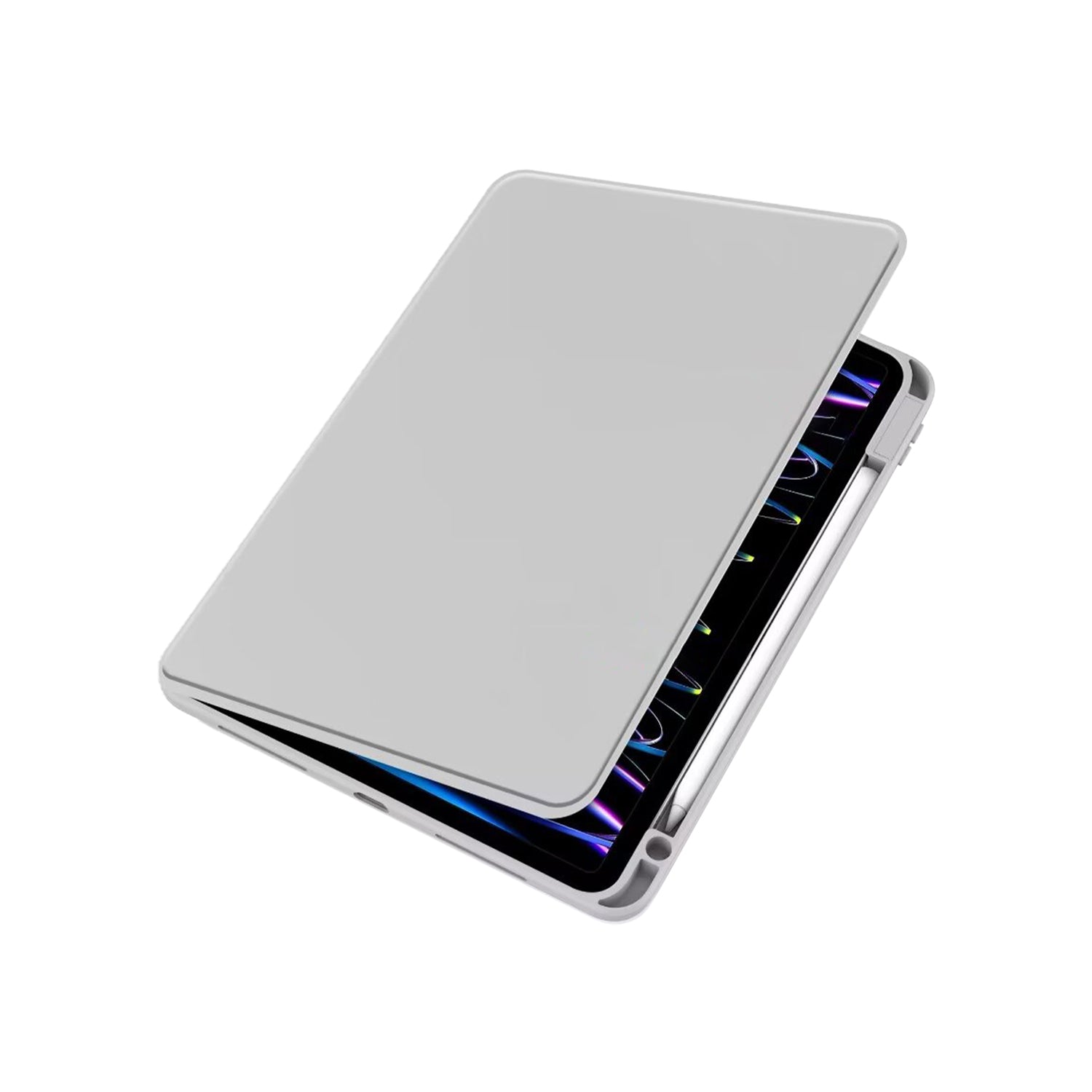 PU Leather Protective Case For Apple iPad Air 4, Air 5 10.9 inch, Pro 11 (2020, 2022) , Air 11 inch (2024) Grey