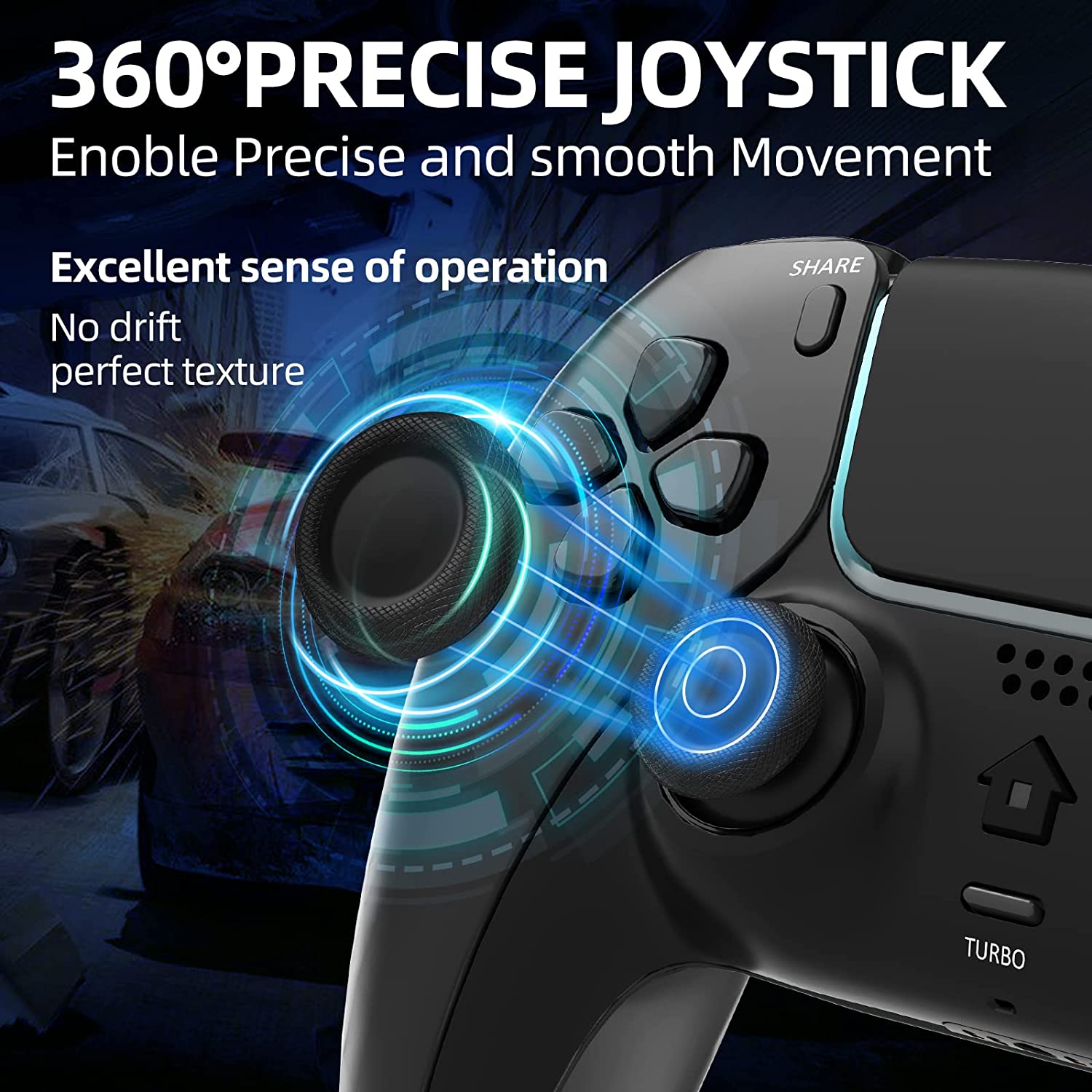 For Sony PlayStation 4 Wireless Bluetooth Game Controller (T28) Black OEM