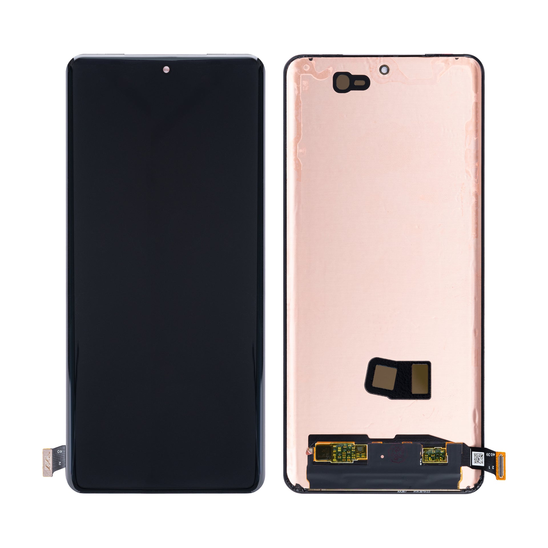 Oppo Find X7 Ultra Display And Digitizer Without Frame Black OEM