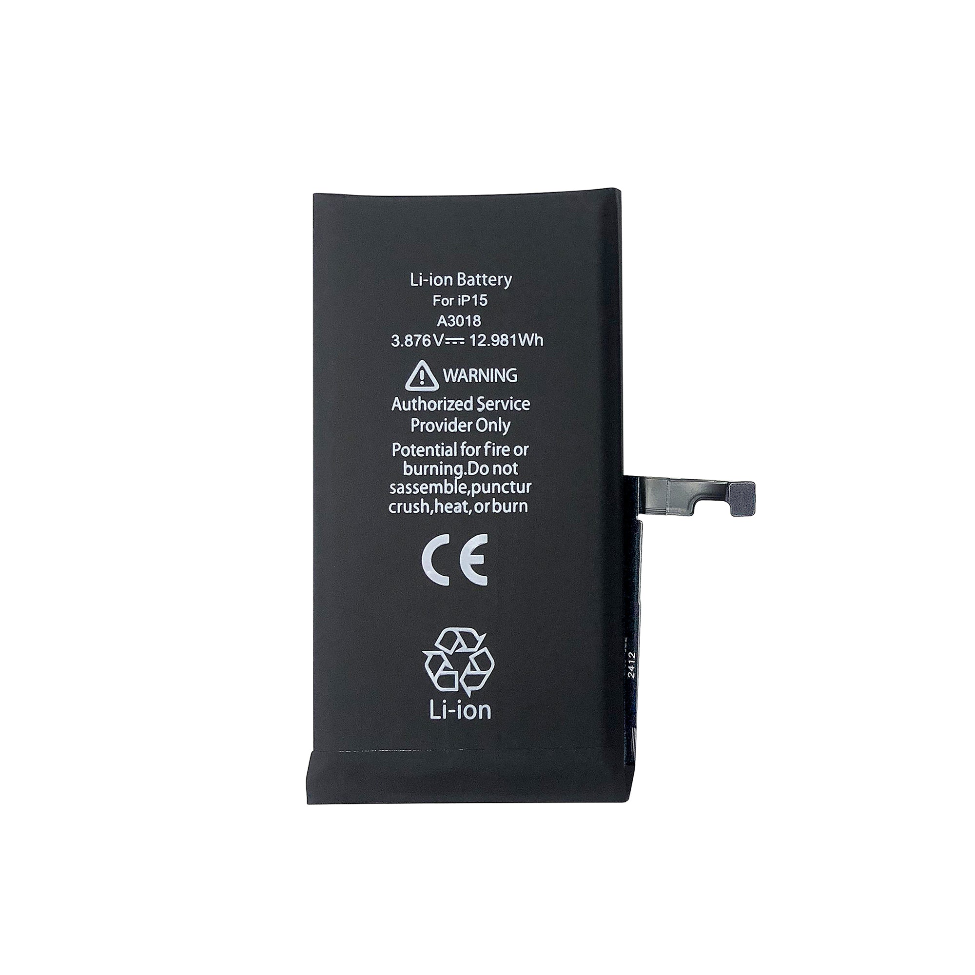 For Apple iPhone 15 Battery With TI-Chip OEM