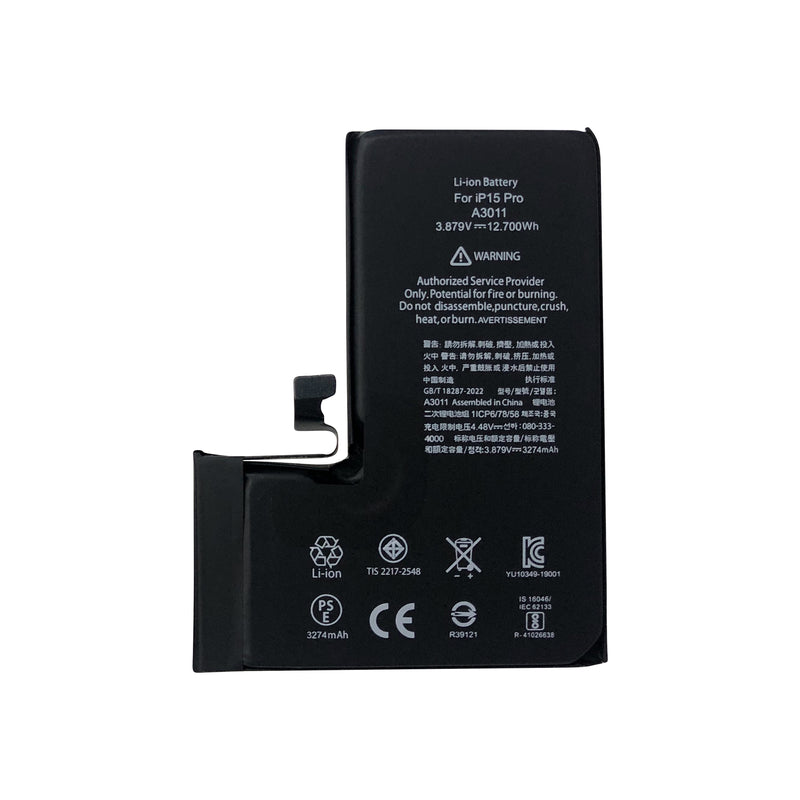 For iPhone 15 Pro Battery with TI-Chip