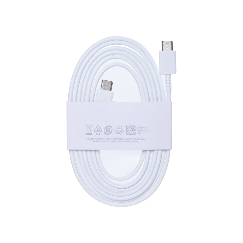 Samsung EP-DW767JWE Data Cable USB-C to USB-C 3A 1.8m White