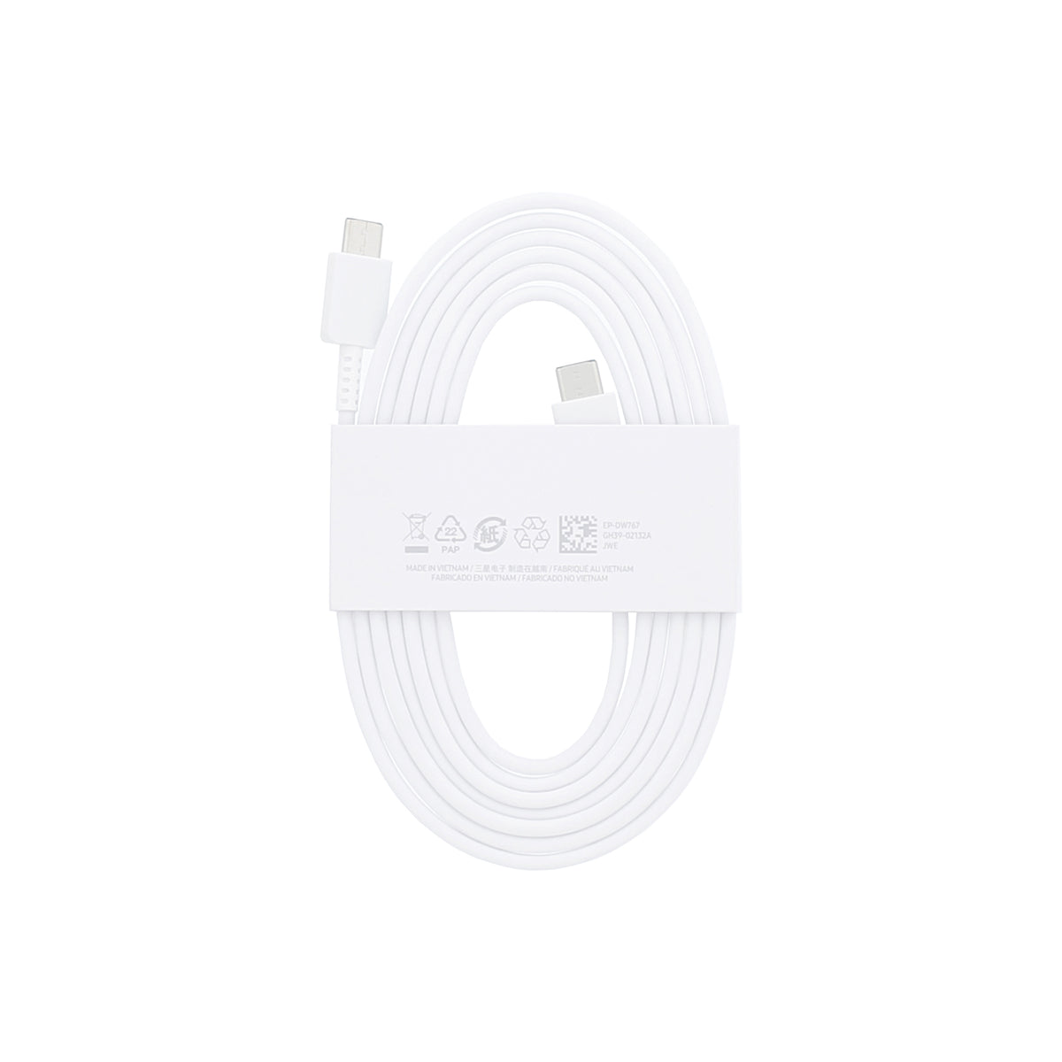 Samsung EP-DW767JWE USB-C To USB-C Data Cable 180cm White Original Bulk
