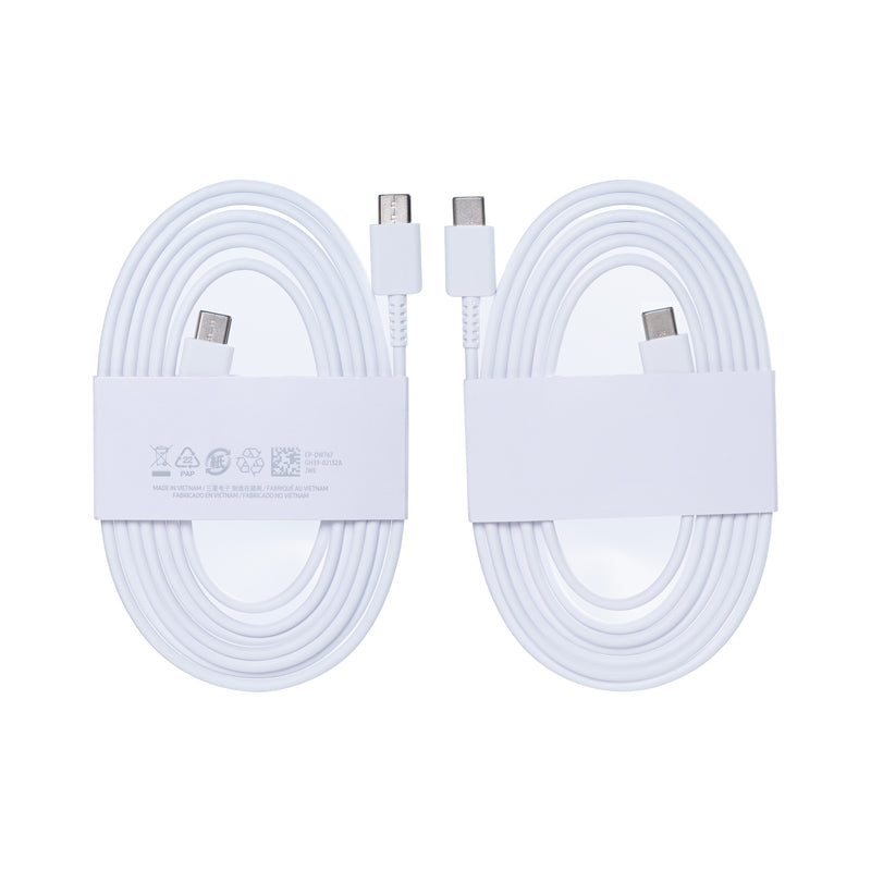 Samsung EP-DW767JWE Data Cable USB-C to USB-C 3A 1.8m White