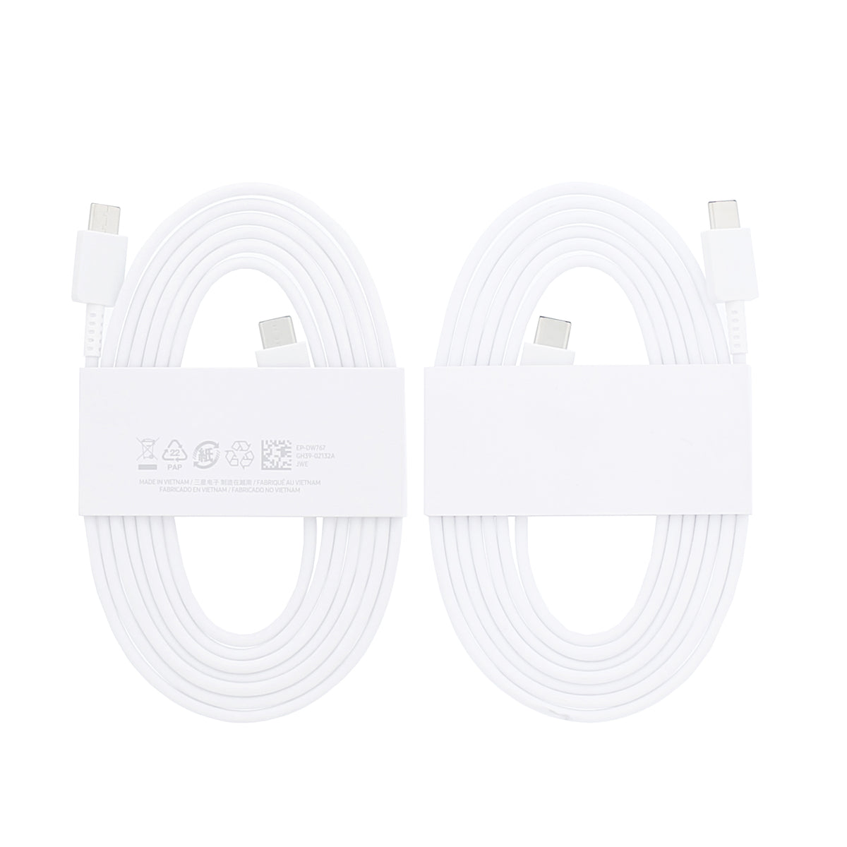Samsung EP-DW767JWE USB-C To USB-C Data Cable 180cm White Original Bulk