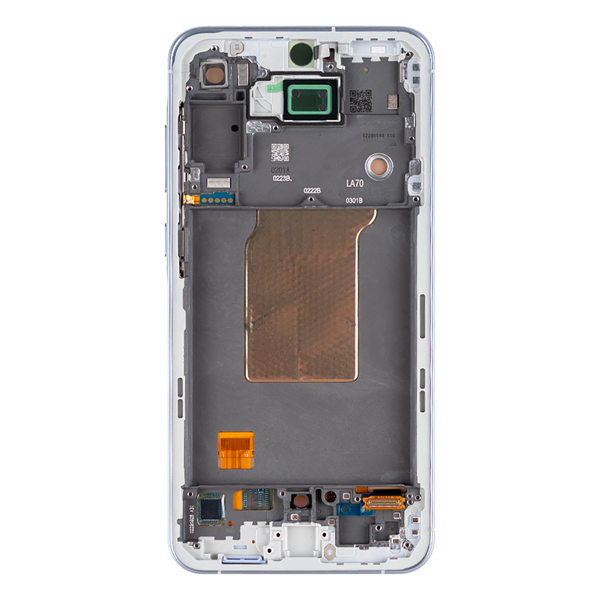 Samsung Galaxy A55 A556B Display And Digitizer With Frame Ice Blue Soft-OLED