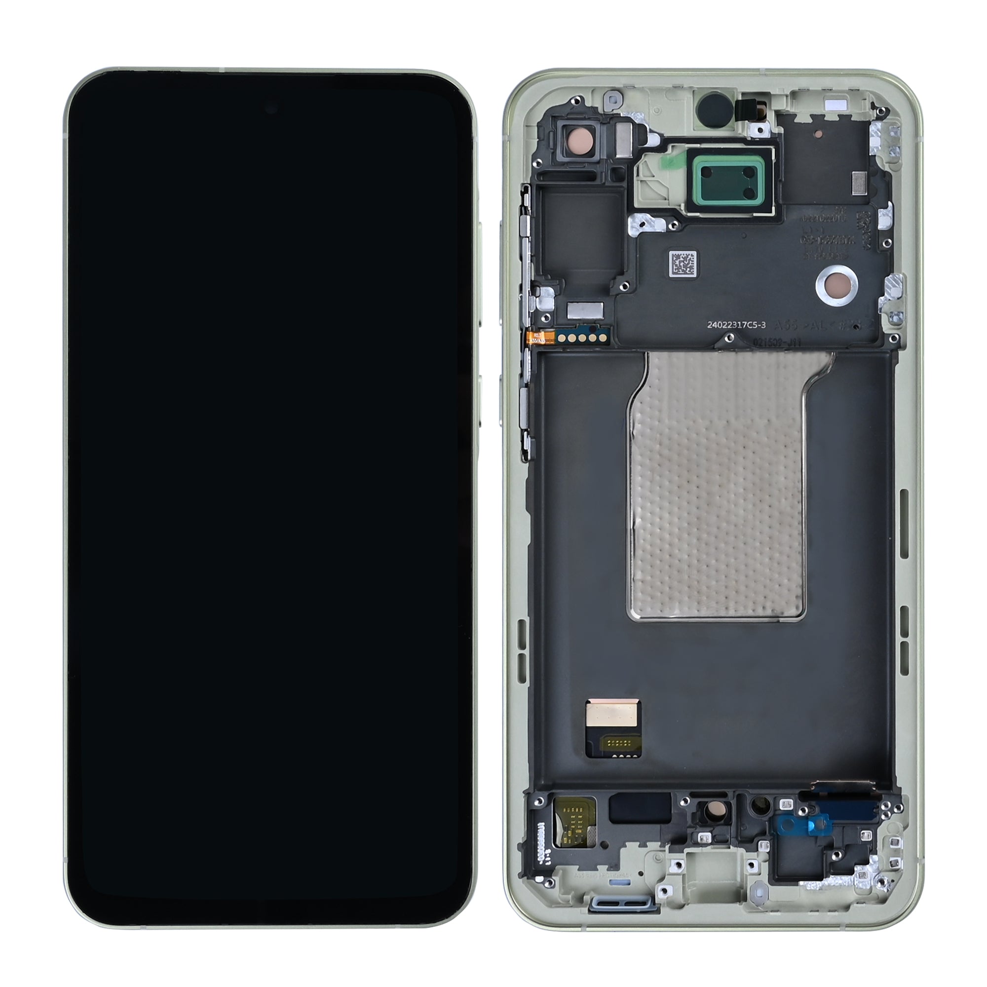 Samsung Galaxy A55 A556B Display And Digitizer With Frame Lemon Soft-OLED