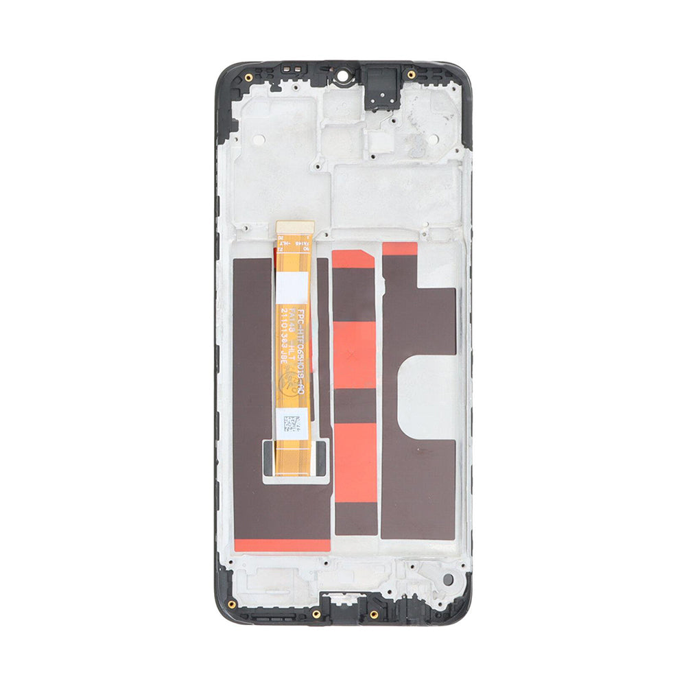 Oppo A5 (2020) Display And Digitizer With Frame Black Service Pack