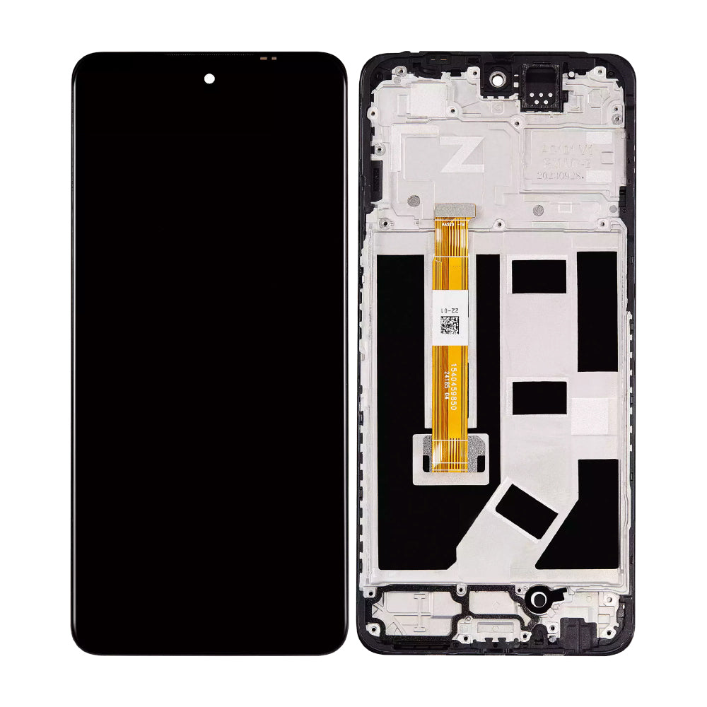 Oppo A2 Display And Digitizer With Frame Black OEM