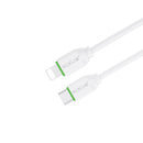 Rixus RX2017L Data Sync And Fast Charge Cable USB-C To Lightning Connector 3m