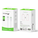 Rixus RX2017L Data Sync And Fast Charge Cable USB-C To Lightning Connector 3m