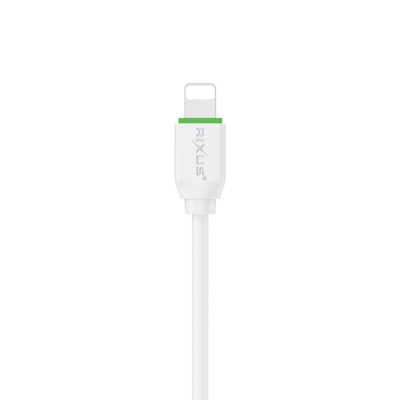Rixus RX2017AL Data Sync And Fast Charge Cable USB To Lightning 300cm