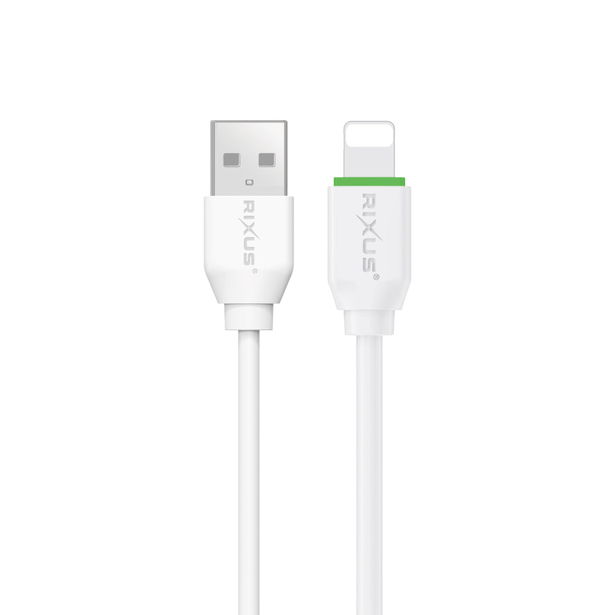 Rixus RX2017AL Data Sync And Fast Charge Cable USB To Lightning Connector 3m