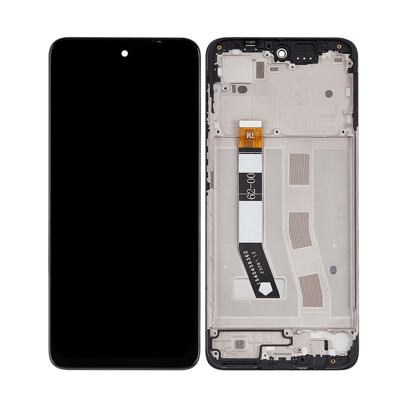 Motorola Moto G54, G54 Power Display And Digitizer With Frame Black OEM