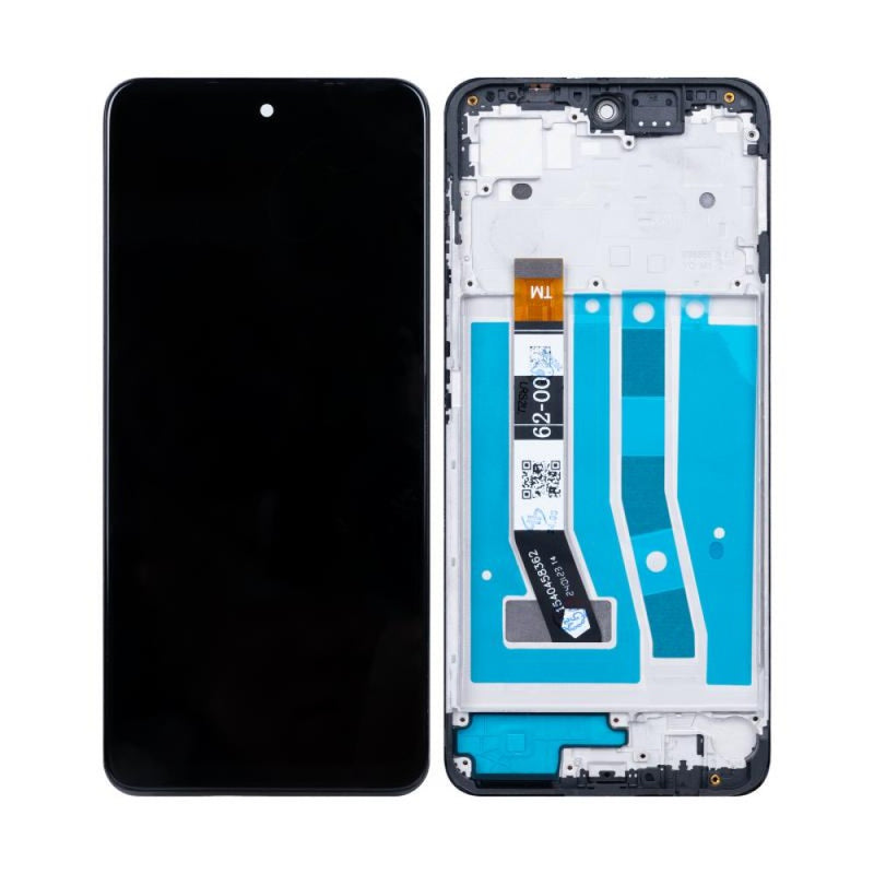 Motorola Moto G54, G54 Power Display And Digitizer With Frame Black OEM