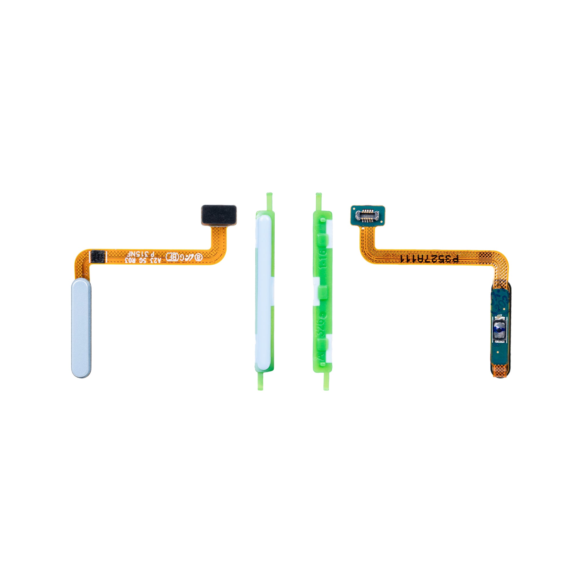 Samsung Galaxy A23 5G A236B Fingerprint Sensor Flex With Power And Volume Button Blue OEM