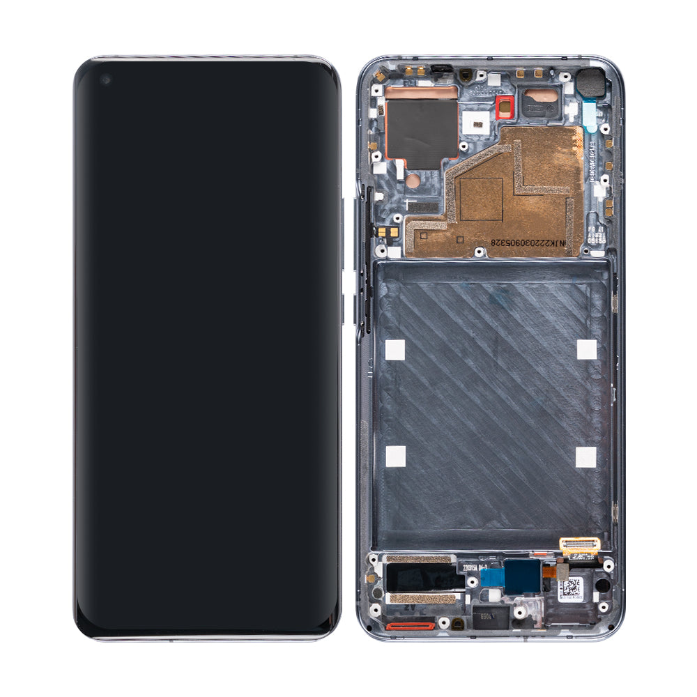 Xiaomi Mi 11 5G Display And Digitizer With Frame Midnight Gray OEM