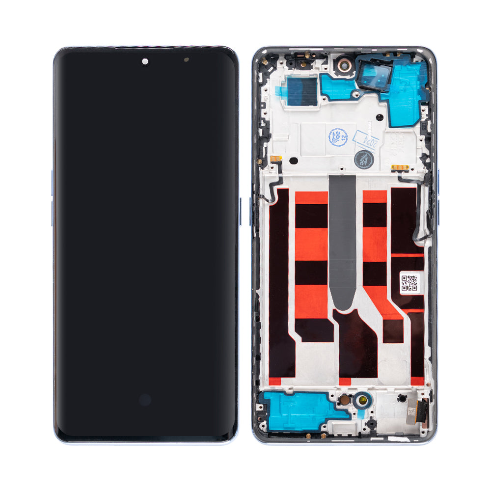 Oppo A1 Pro Display And Digitizer With Frame Blue OEM