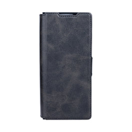 Rixus Wallet Case With Pen Holder For Samsung Galaxy Z Fold6 Black