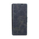 Rixus Wallet Case With Pen Holder For Samsung Galaxy Z Fold6 Black