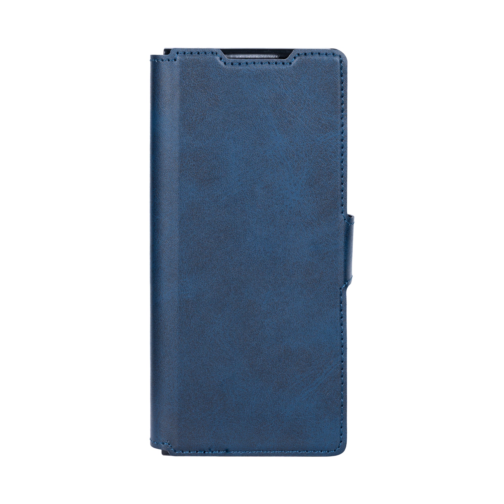 Rixus Wallet Case With Pen Holder For Samsung Galaxy Z Fold5 Blue