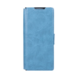 Rixus Wallet Case With Pen Holder For Samsung Galaxy Z Fold5 Sierra Blue
