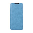 Rixus Wallet Case For Samsung Galaxy Z Fold 5 With Pen Holder Sierra Blue