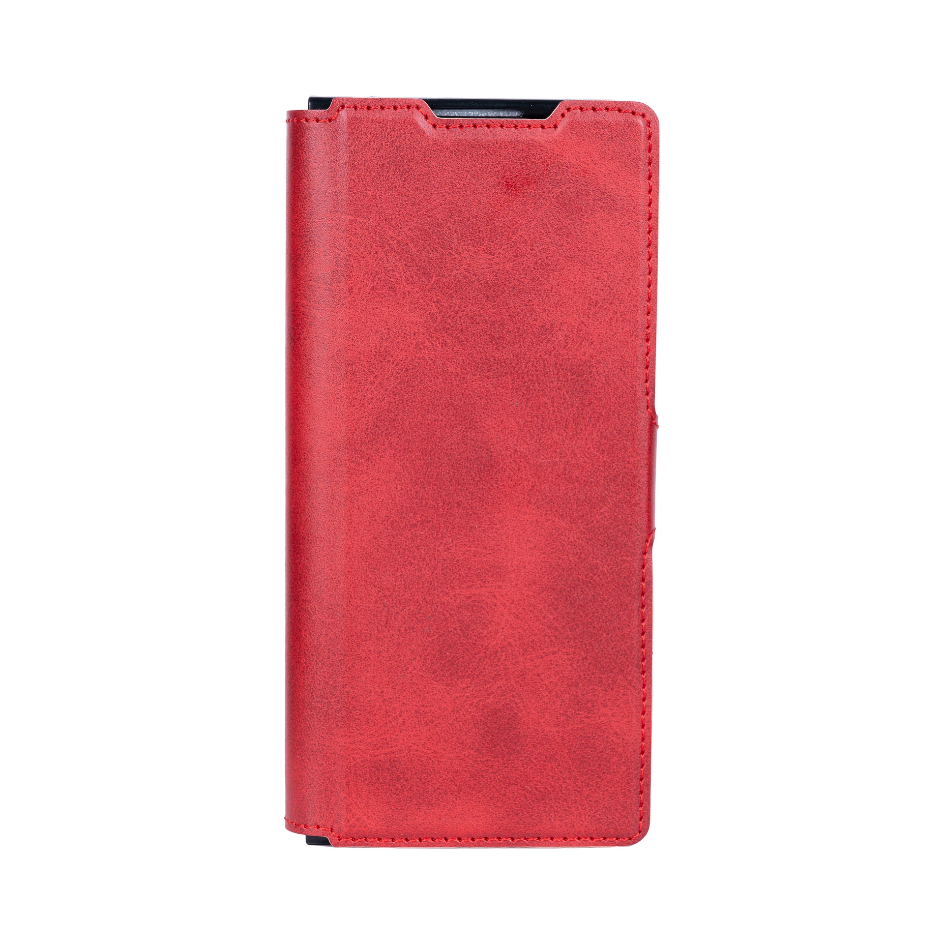 Rixus Wallet Case With Pen Holder For Samsung Galaxy Z Fold5 Red