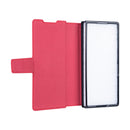 Rixus Wallet Case With Pen Holder For Samsung Galaxy Z Fold5 Red