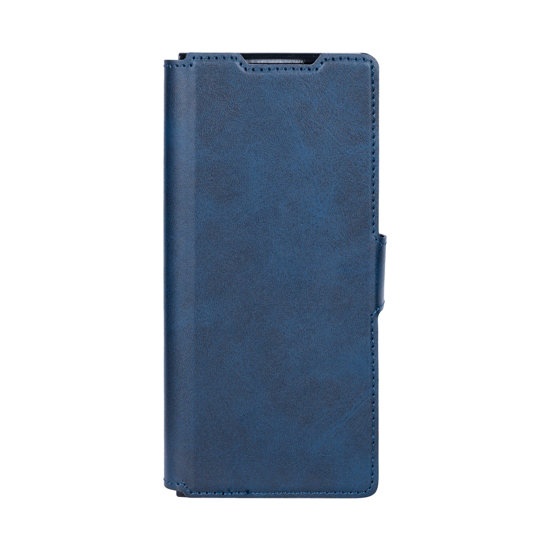 Rixus Wallet Case With Pen Holder For Samsung Galaxy Z Fold4 Blue