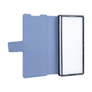 Rixus Wallet Case With Pen Holder For Samsung Galaxy Z Fold4 Sierra Blue